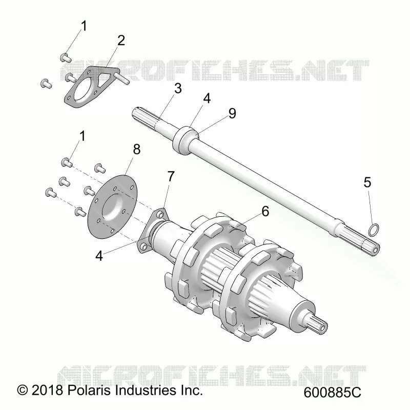 DRIVE TRAIN, JACKSHAFT AND DRIVE SHAFT