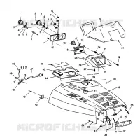 HOOD 600 XCR 0961676 AND EUROPEAN 600 XCR E961676 (4932123212A009)