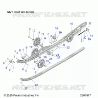 SUSPENSION, RAIL BEAM LH/RH ALL OPTIONS