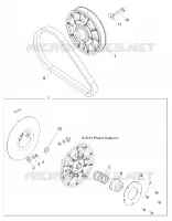 DRIVE TRAIN, SECONDARY CLUTCH