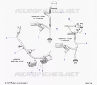 ELECTRICAL, WIRE HARNESS, HOOD, ELEC. START