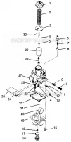 CARBURETOR (BLAZER) TRAIL BLAZER W97BA25C (4940124012D005)