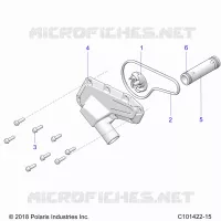 ENGINE, WATERPUMP IMPELLER AND COVER