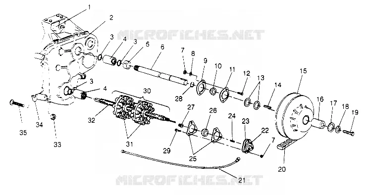 DRIVE SHAFT ASSEMBLY WIDETRAK GT 0952061 AND  EUROPEAN WIDETRAK GT E952061 (4928962896B011)
