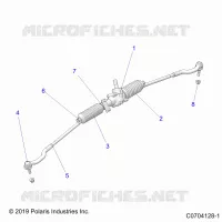 STEERING, RACK AND PINION