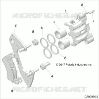 BARKE CALIPER FRONT