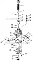 CARBURETOR SCRAMBLER 400L W97BC38C (4939893989D004)