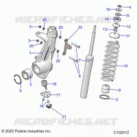SUSPENSION, FRONT STRUT 