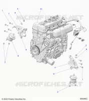 ENGINE, MOUNTING