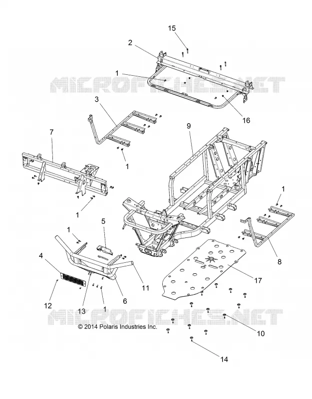 CHASSIS, FRAME AND FRONT BUMPER