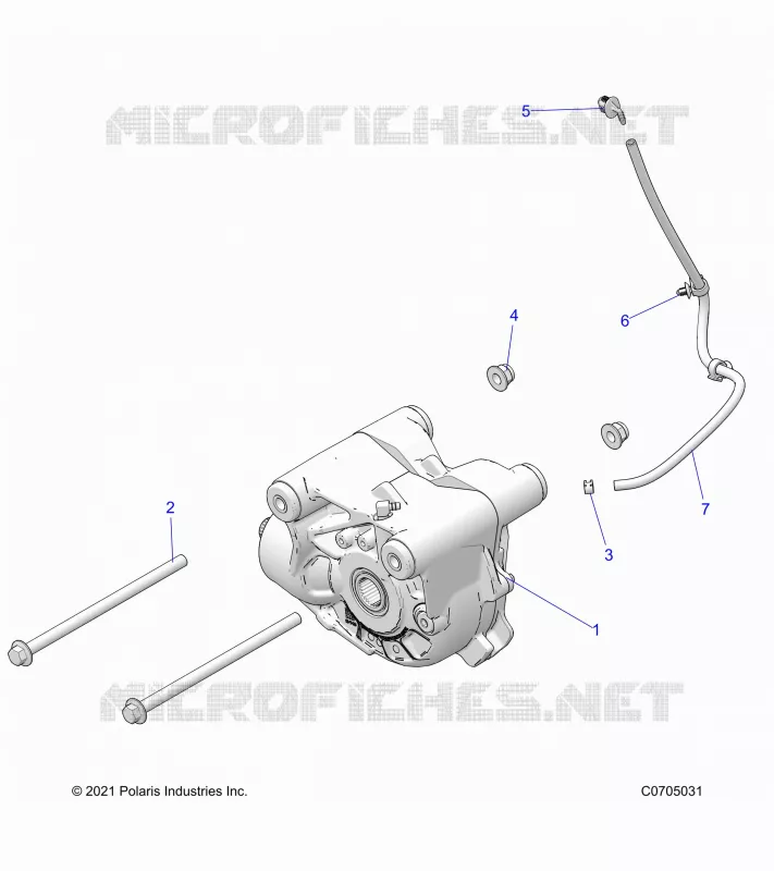DRIVE TRAIN, FRONT GEARCASE MOUNTING