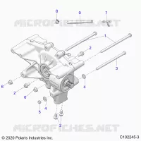DRIVE TRAIN, REAR GEARCASE MOUNTING