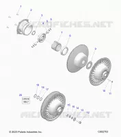 DRIVE TRAIN, CLUTCH, SECONDARY