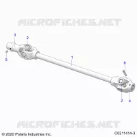 DRIVE TRAIN, FRONT PROP SHAFT