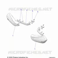 STEERING, HAND GUARDS