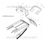 REAR BUMPER, SNOWFLAP, AND TAILLIGHT HOUSING