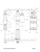 SUSPENSION, REAR SHOCK TRACK