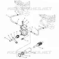 OIL PUMP TRAIL 0962761, TRAIL TOURING 0962262,  AND EUROPEAN TRAIL TOURING (4931763176D004)