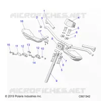 UPPER STEERING & HANDLEBAR ASM.