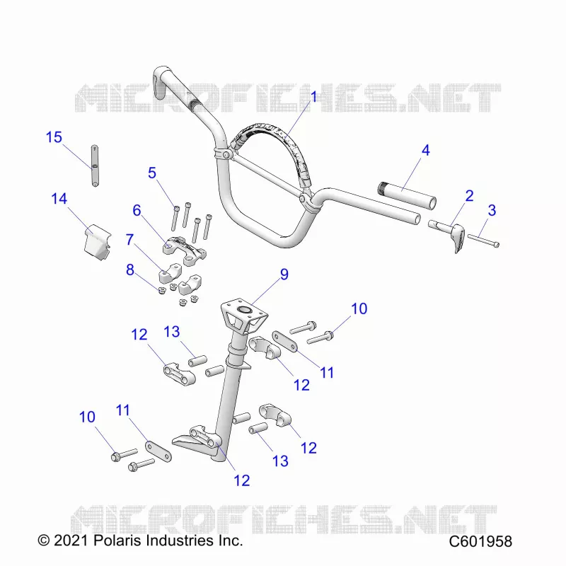 STEERING, HANDLEBAR MOUNTING