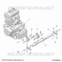 ENGINE, MOUNTING & LONG BLOCK