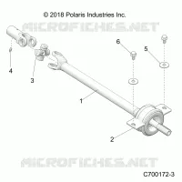 DRIVE TRAIN, MID PROP SHAFT