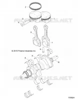 ENGINE, CRANKSHAFT AND PISTON
