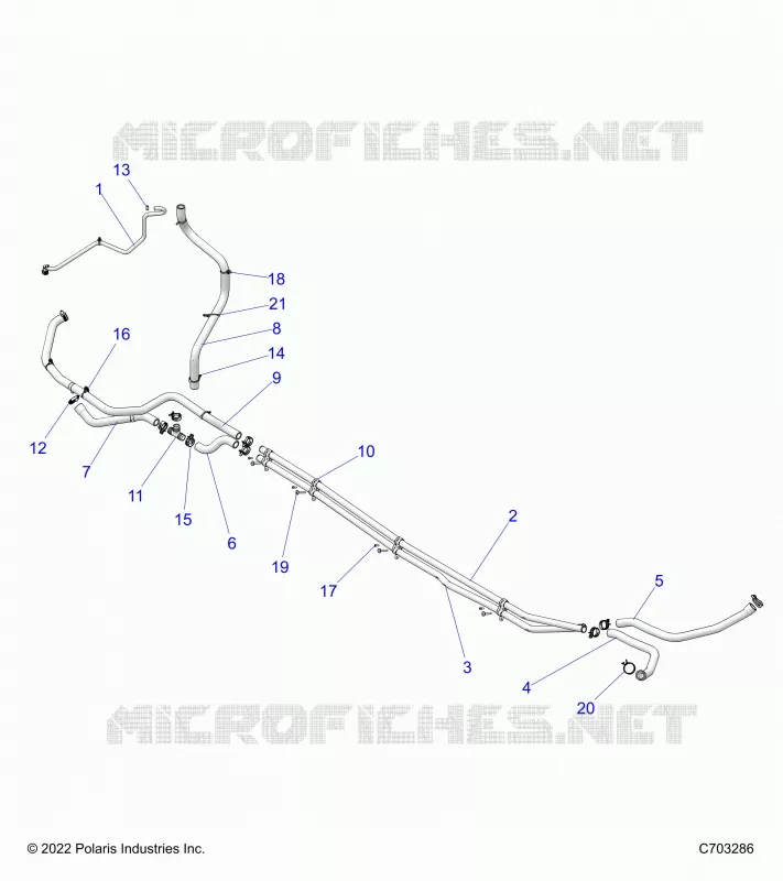 COOLING ROUTING ENGINE
