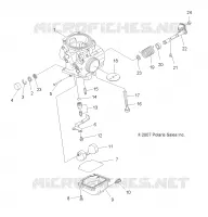 ENGINE, CARBURETOR, LOWER