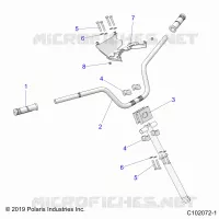 STEERING, HANDLEBAR AND CLAMPS