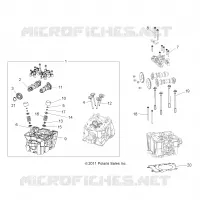 CYLINDER HEAD, CAMS AND VALVES