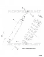 REAR SUSPENSION SHOCK MOUNTING