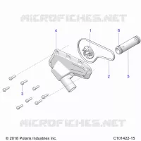 ENGINE, WATERPUMP IMPELLER AND COVER