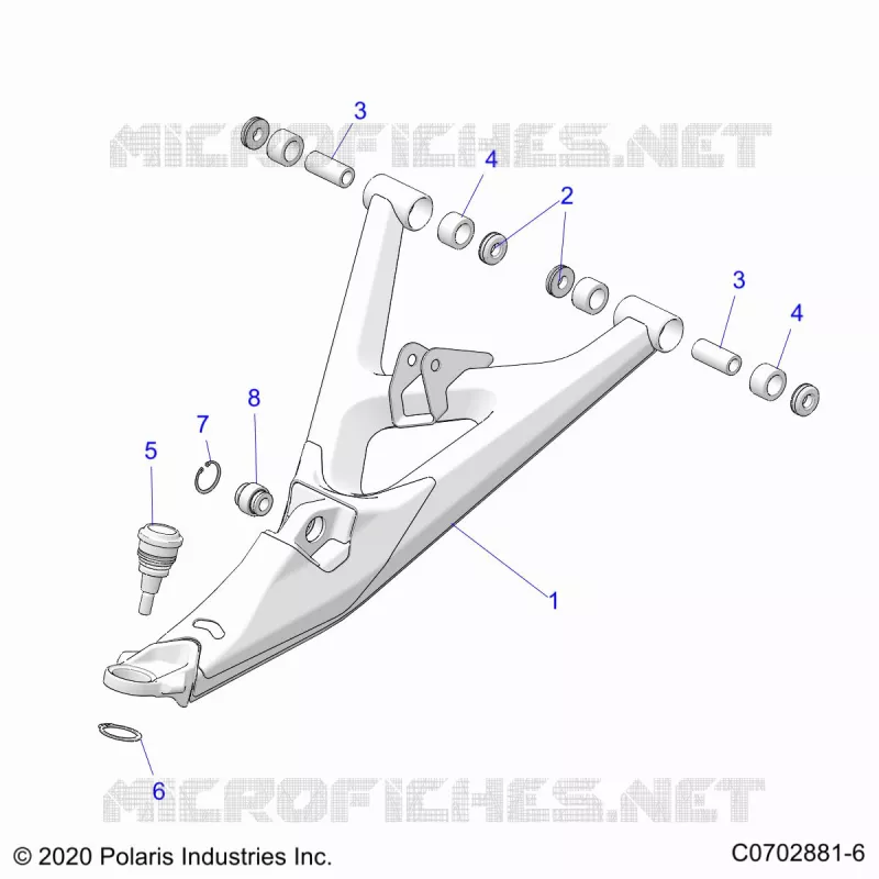 FRONT SUSPENSION CONTROL ARMS LOWER