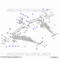 REAR SUSPENSION CONTROL ARMS