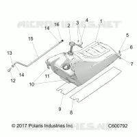 FUEL SYSTEM, FUEL TANK ASM.