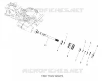 DRIVE TRAIN, MAIN GEARCASE OUTPUT SHAFT