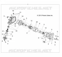 DRIVE TRAIN, FRONT GEARCASE