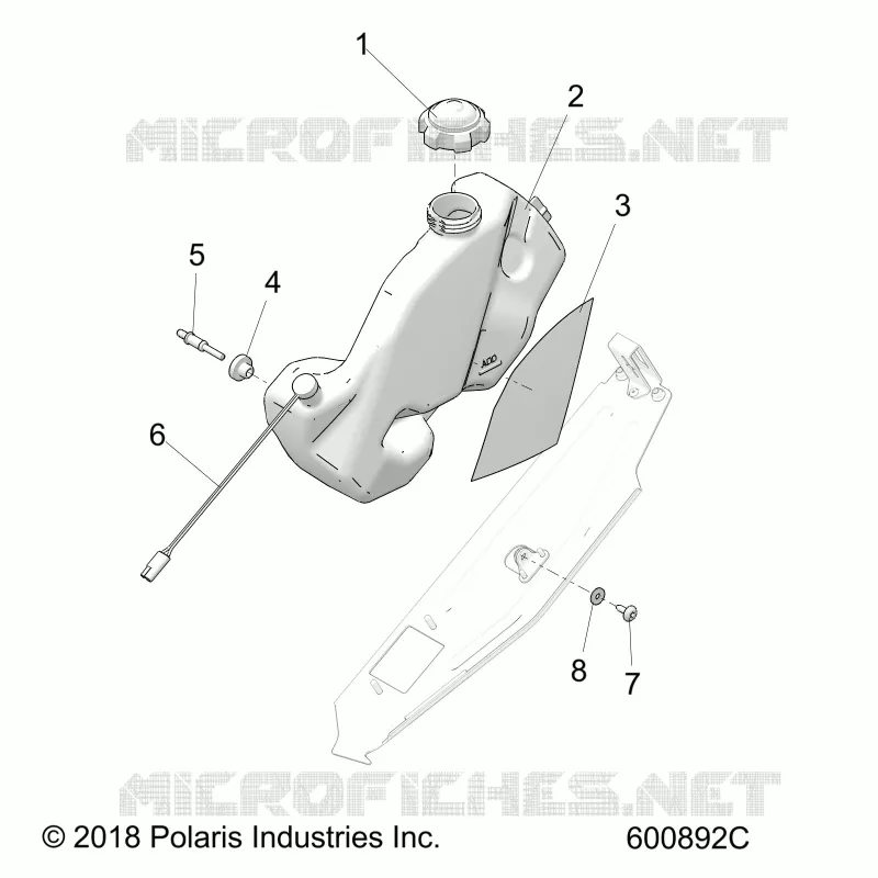 ENGINE, OIL BOTTLE ASM.