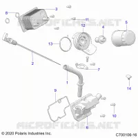 ENGINE, DIPSTICK & OIL FILTER