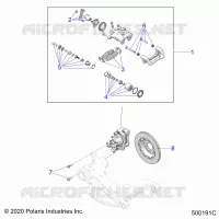 BRAKES, REAR CALIPER