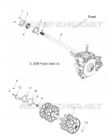 DRIVE TRAIN, DRIVE SHAFT ASM. AND JACKSHAFT ASM.