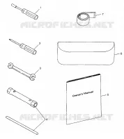 TOOL KIT    700 RMK 0970966, 700 SKS 0970566, AND EUROPEAN 700 SKS E970566 (4938573857C014)