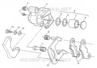 FRONT BRAKE XPLORER 300 W97CC28C (4939813981B008)