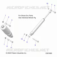 REAR SUSPENSION SHOCKS MNTG.