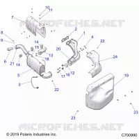 ENGINE, EXHAUST SYSTEM