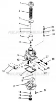 CARBURETOR (300) XPRESS 300 W969530 (4935923592D010)
