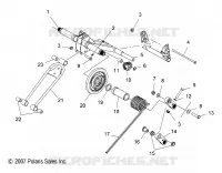 REAR SUSPENSION TORQUE ARM, U.S.