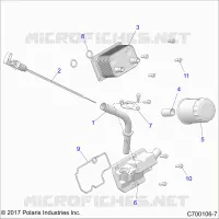 ENGINE, DIPSTICK & OIL FILTER