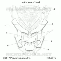 HOOD FOAM/FIBER